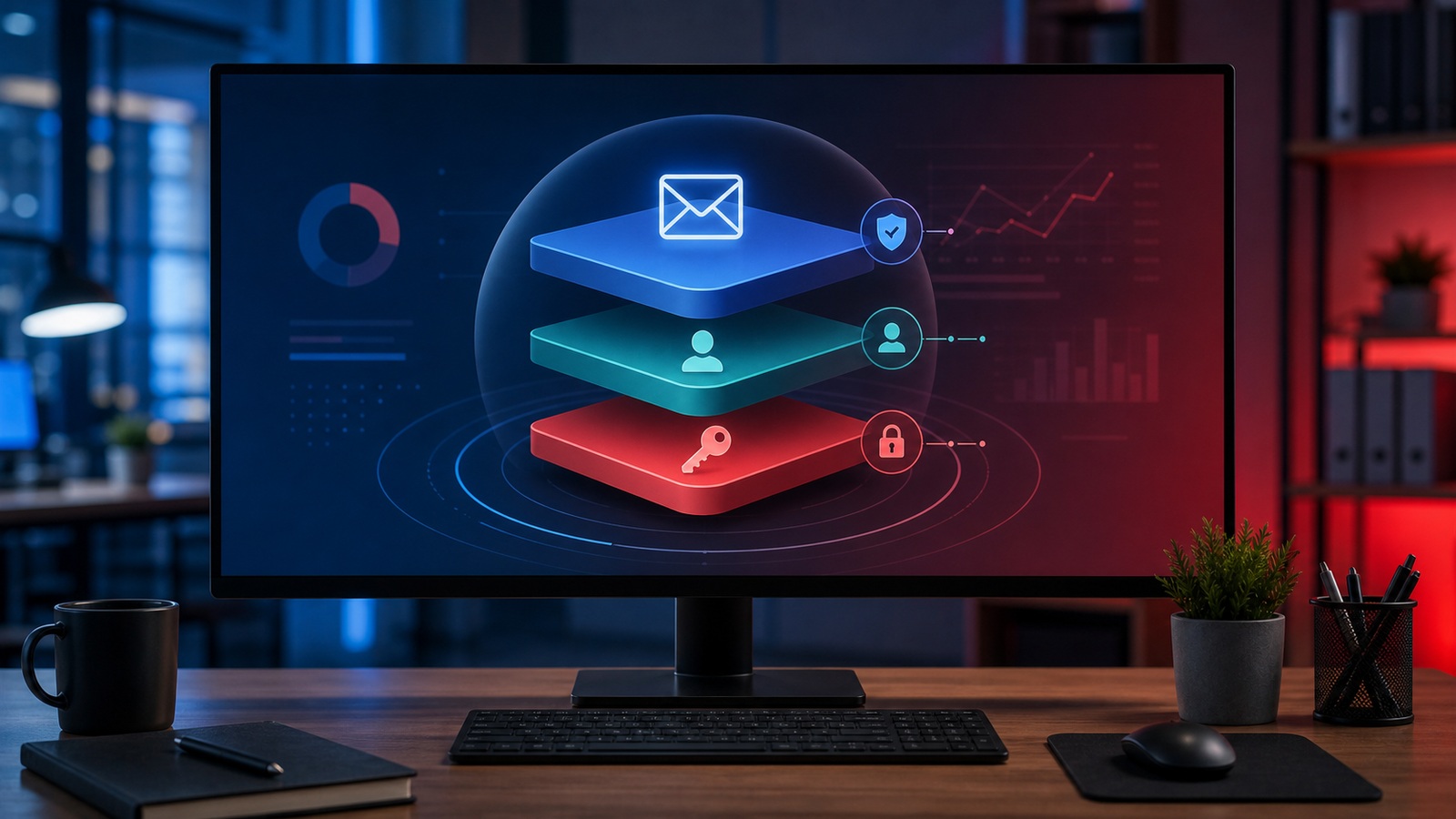 Warning about AI generated phishing email on screen — figure 2