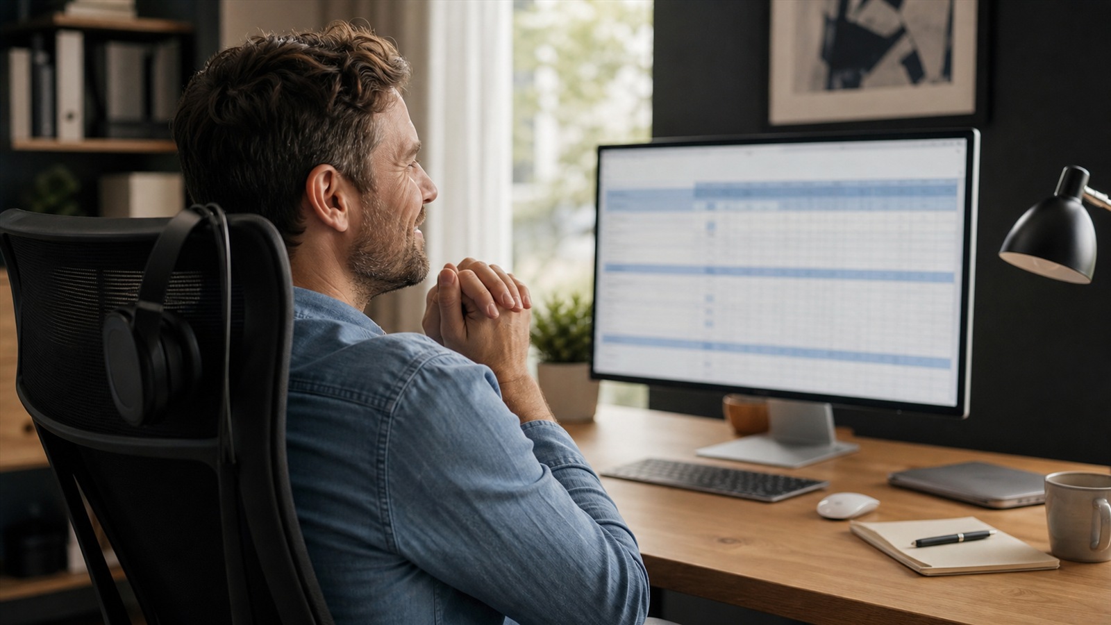 Freelancer reviewing accounting software dashboard — figure 2