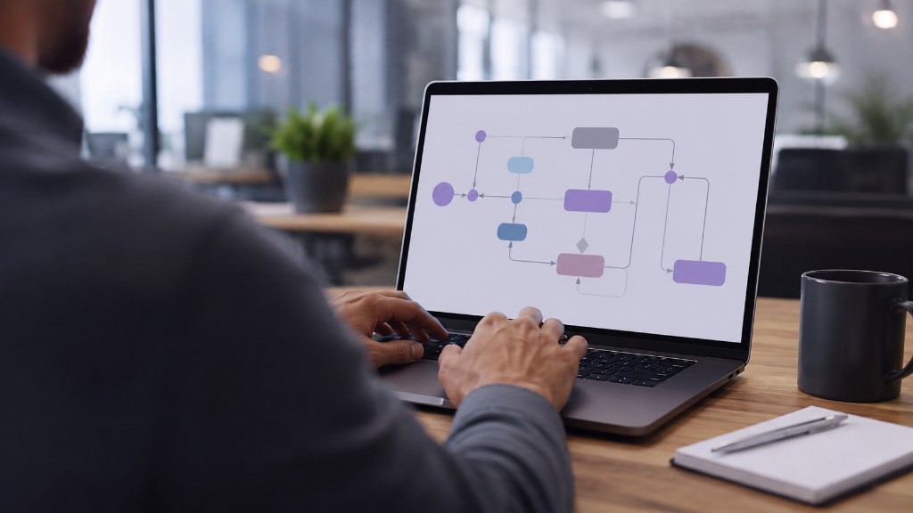 Small business team reviewing AI agent dashboard on laptop — figure 1