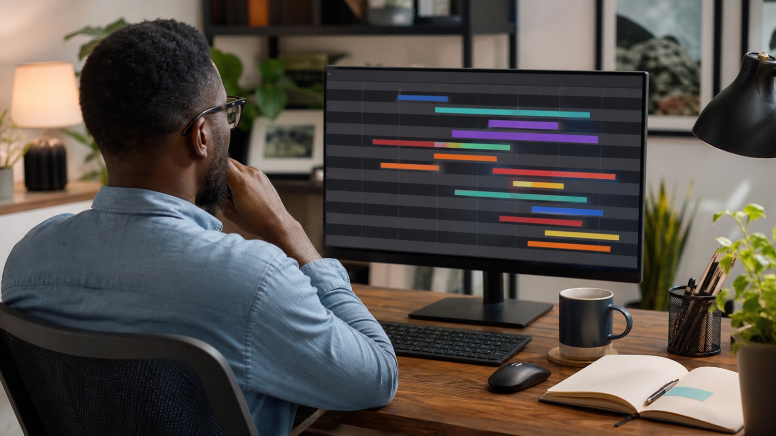 Remote team project board with tasks and deadlines — figure 2