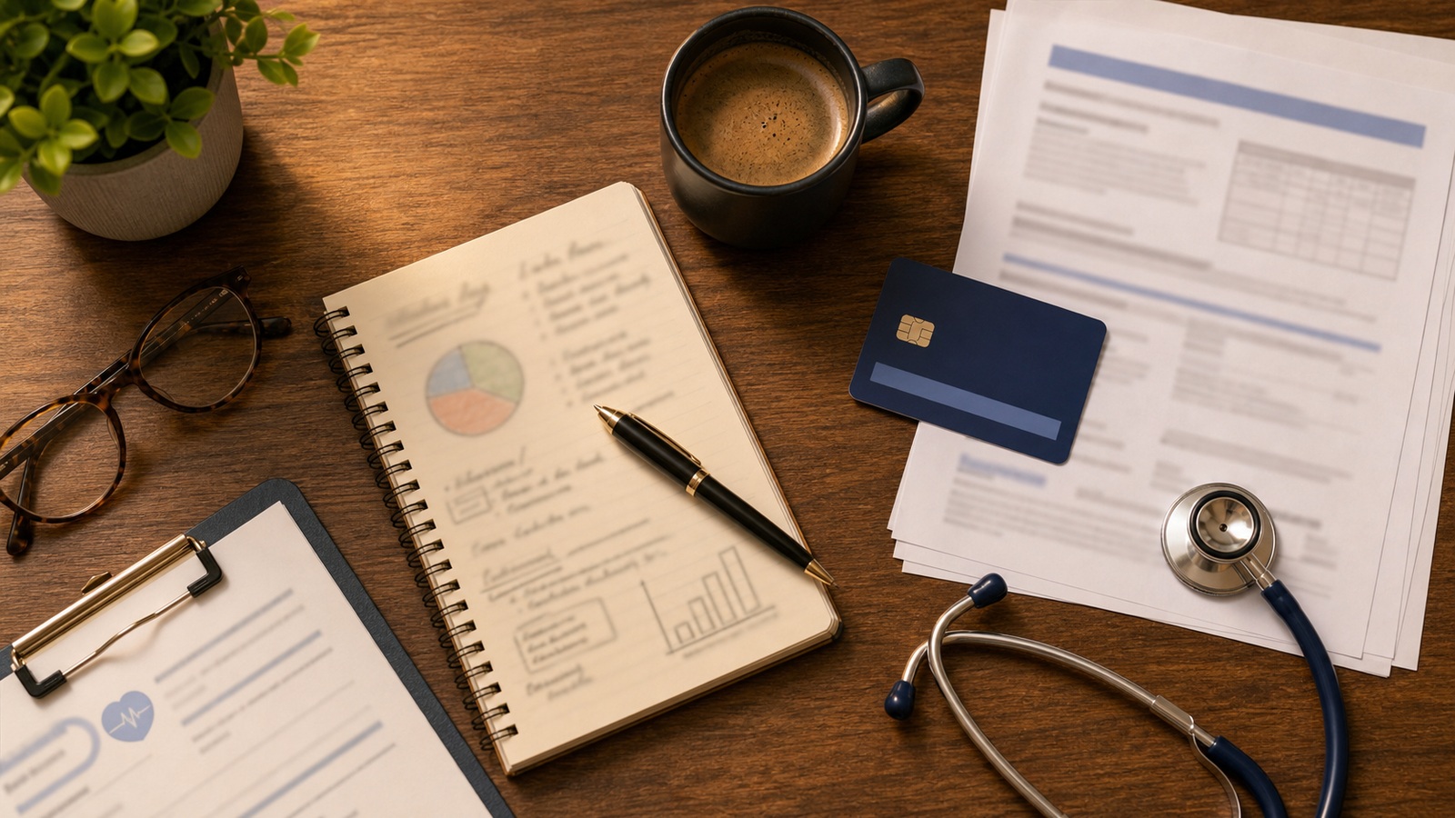 Self employed professional comparing health insurance plans — figure 2